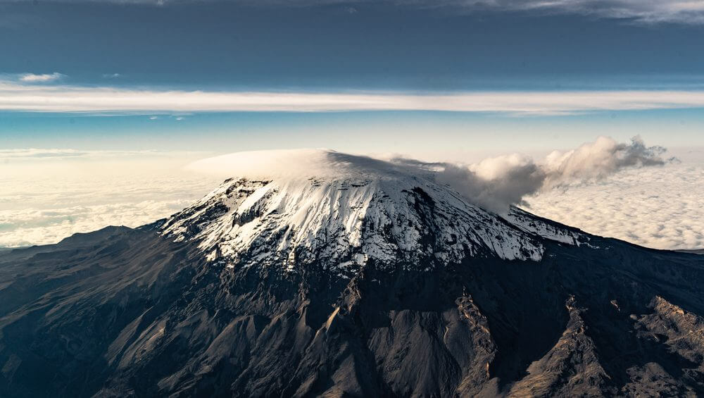 Mount Kilimanjaro Aerial View