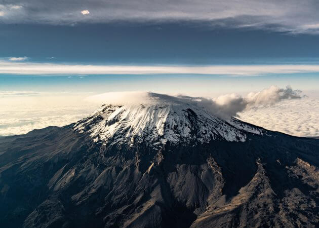 Mount Kilimanjaro Aerial View